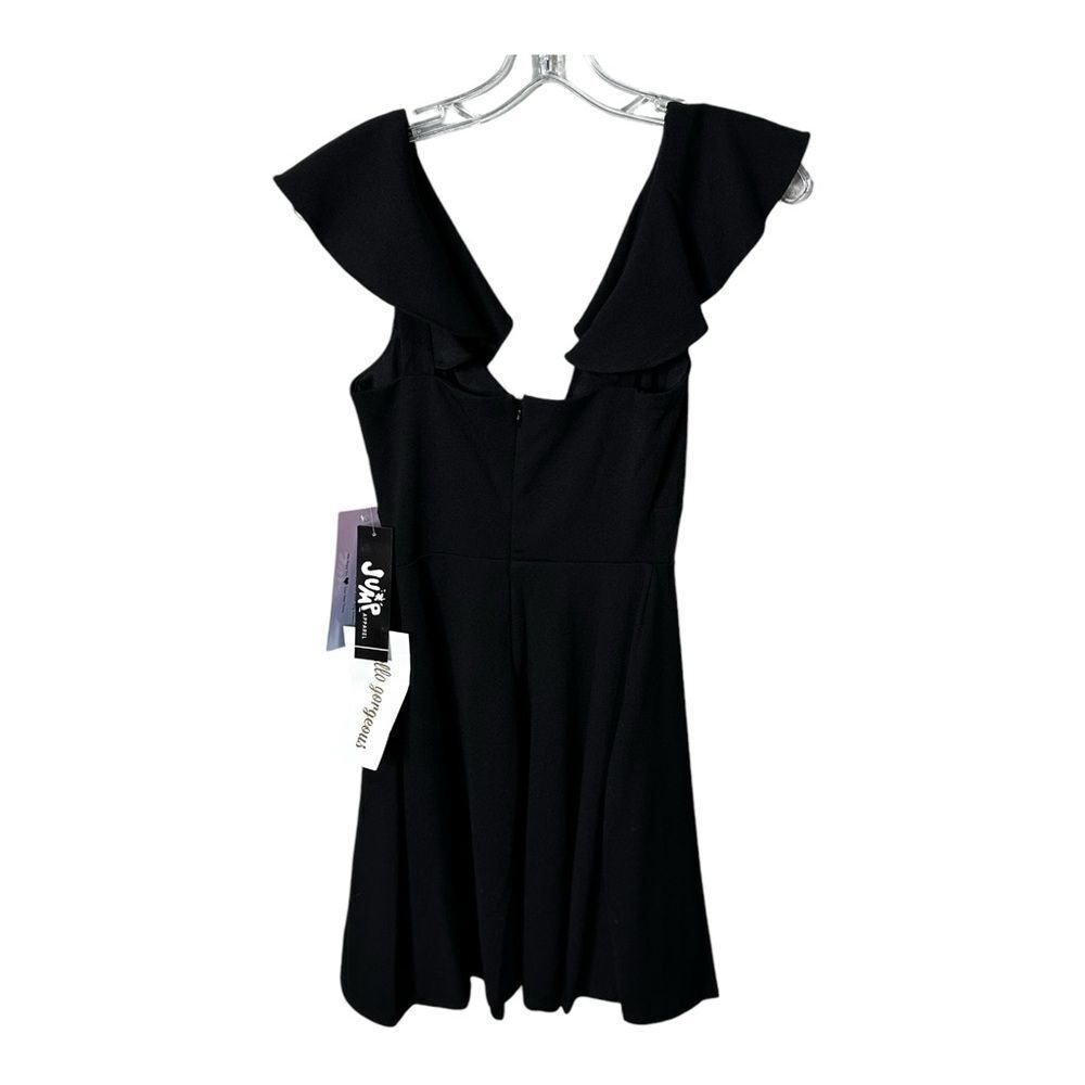 NWT JUMP APPAREL Womens Cap Sleeve V Neck Short Party Fit Flare LBD size XS
